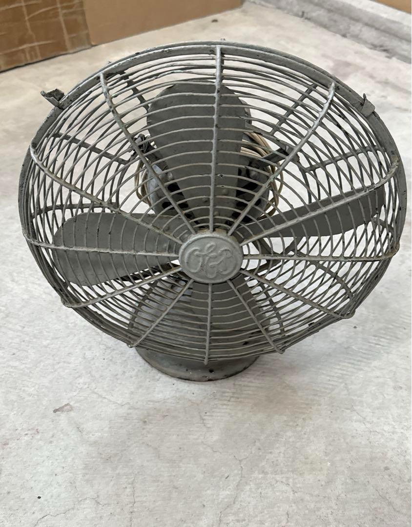 極美品　オーバーホール済み　芝浦製アンティーク扇風機　骨董　ブロカント　純喫茶 極美品 オーバーホール済み 芝浦製アンティーク扇風機 骨董