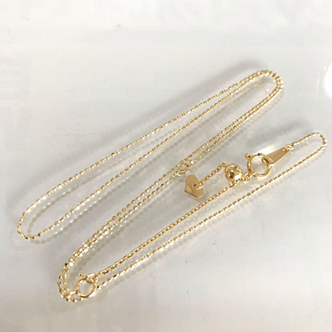 大人気新品 18金ネックレス K18 造幣局刻印 約45cm 22.6g - ネックレス