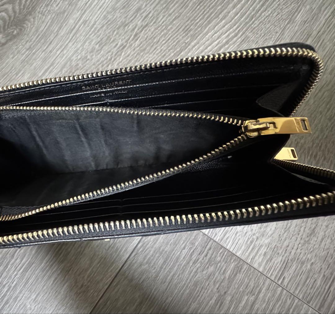 SAINT LAURENT イヴサンローラン YSL ブラック 長財布