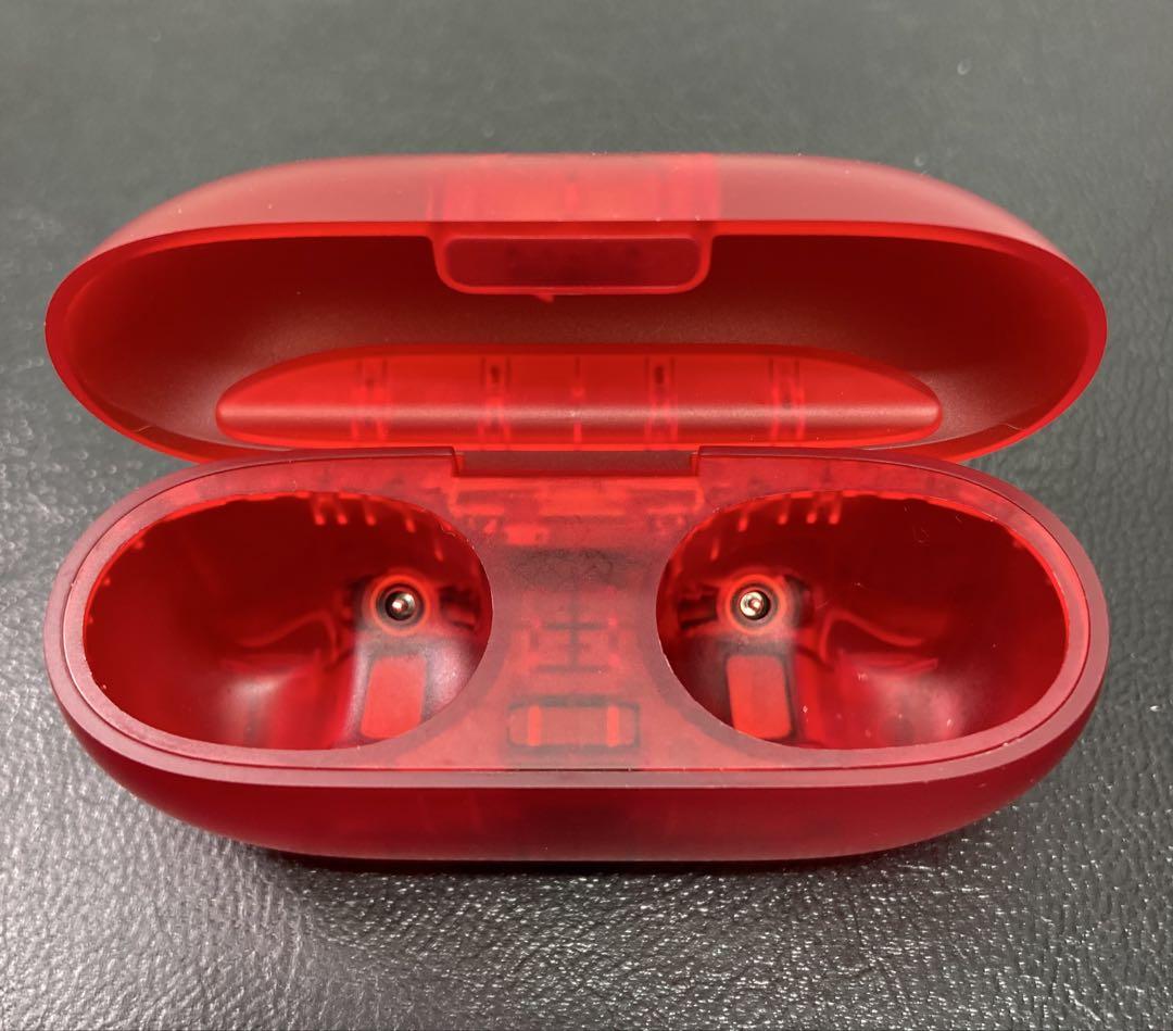 美品】Beats Solo Buds【充電ケース・トランスペアレントレッド
