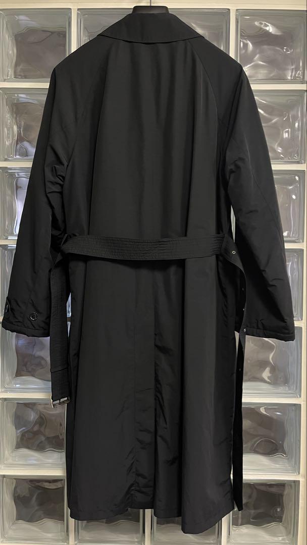 ARMANI COLLEZIONI ステンカラーコート ブラック 48 ベルト付