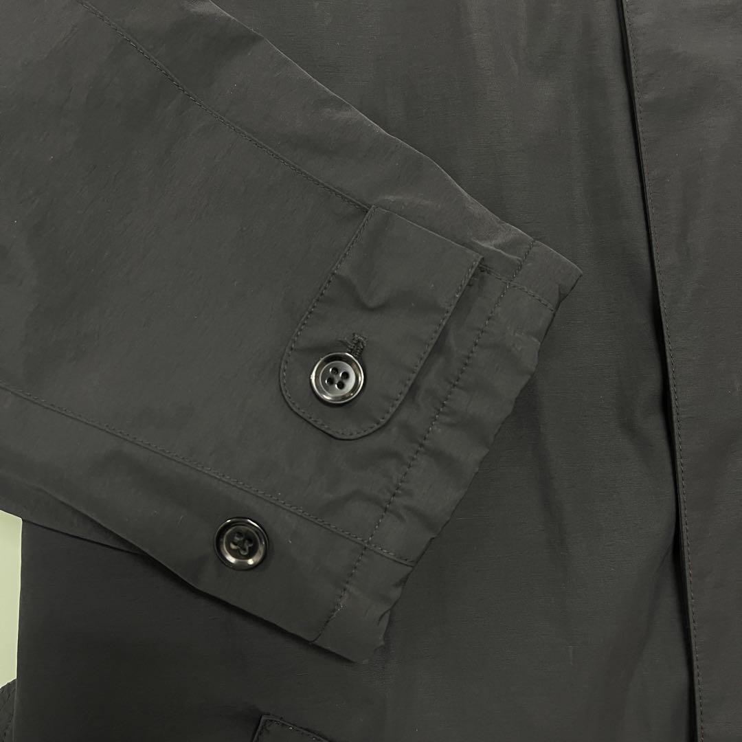 ARMANI COLLEZIONI ステンカラーコート ブラック 48 ベルト付