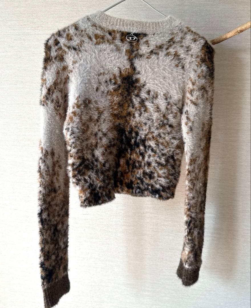 DIESEL アニマル柄ニット