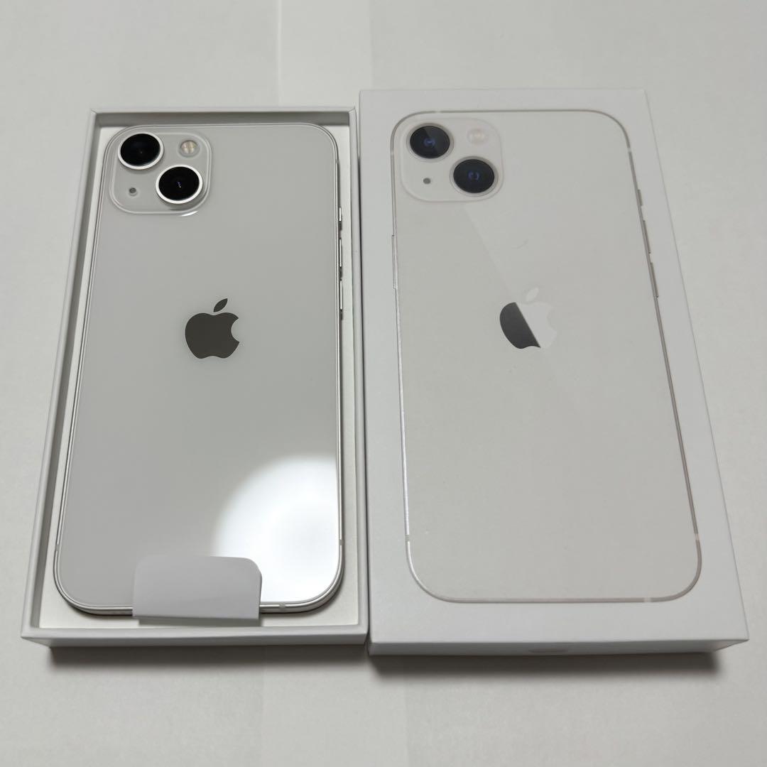 Apple iPhone13 128GB 美品 スターライト SIMロック解除済