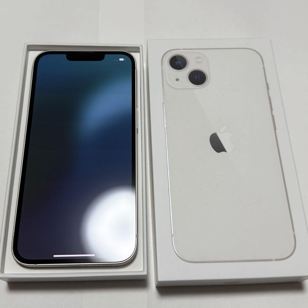 Apple iPhone13 128GB 美品 スターライト SIMロック解除済