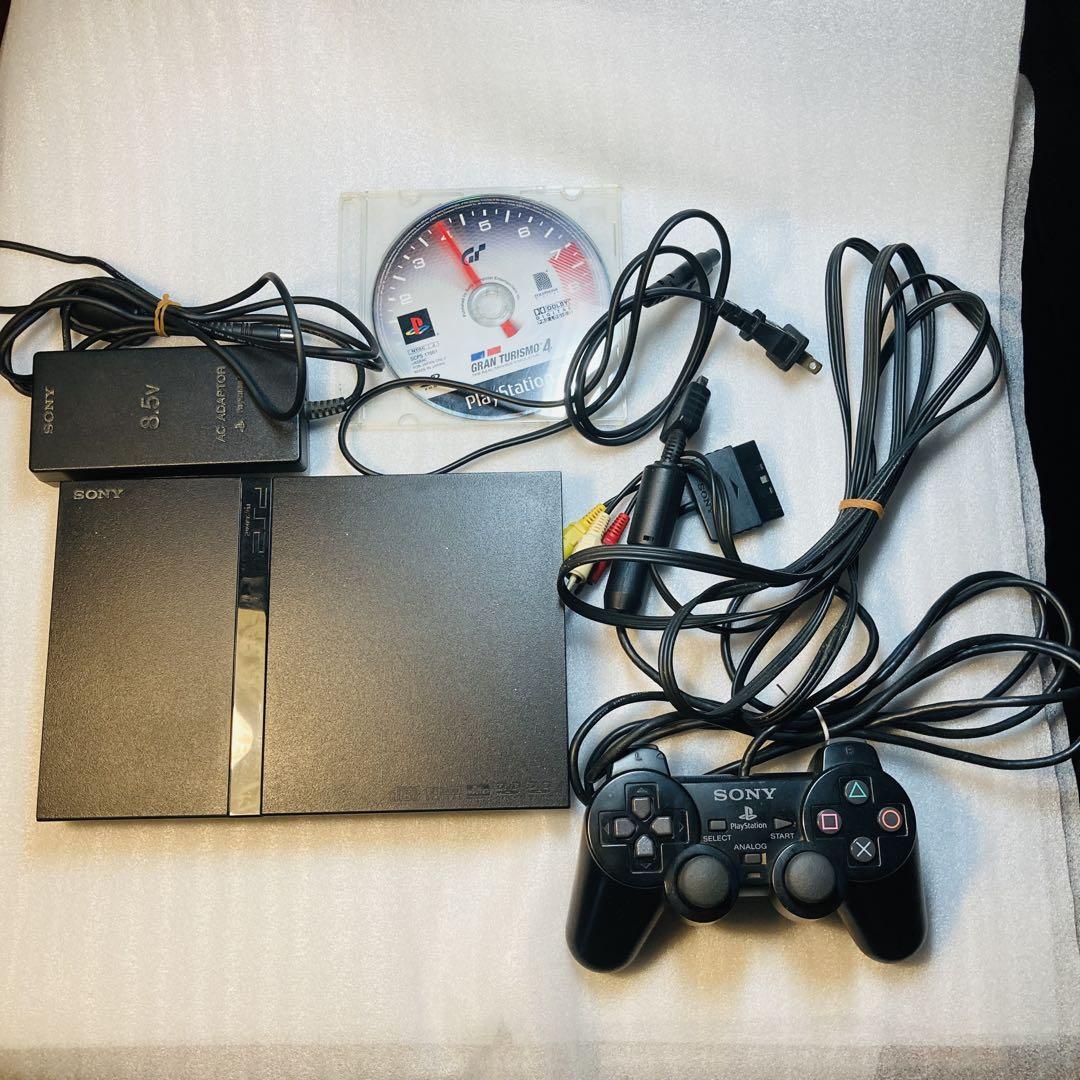 PlayStation 2 本体　薄型　SCPH-75000 稼動品　すぐ遊べる
