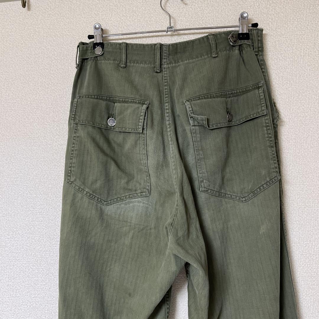 【税込】 40s オフセット HBT M47 ベイカーパンツ us.army パンツ