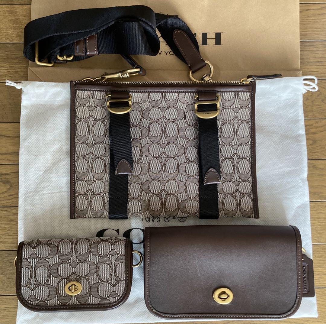 COACH ブラウン ショルダーバッグ