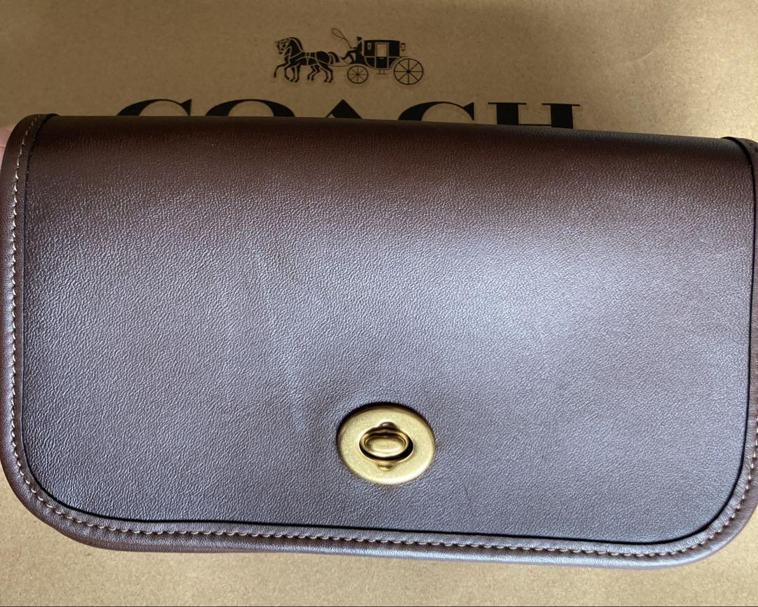 COACH ブラウン ショルダーバッグ