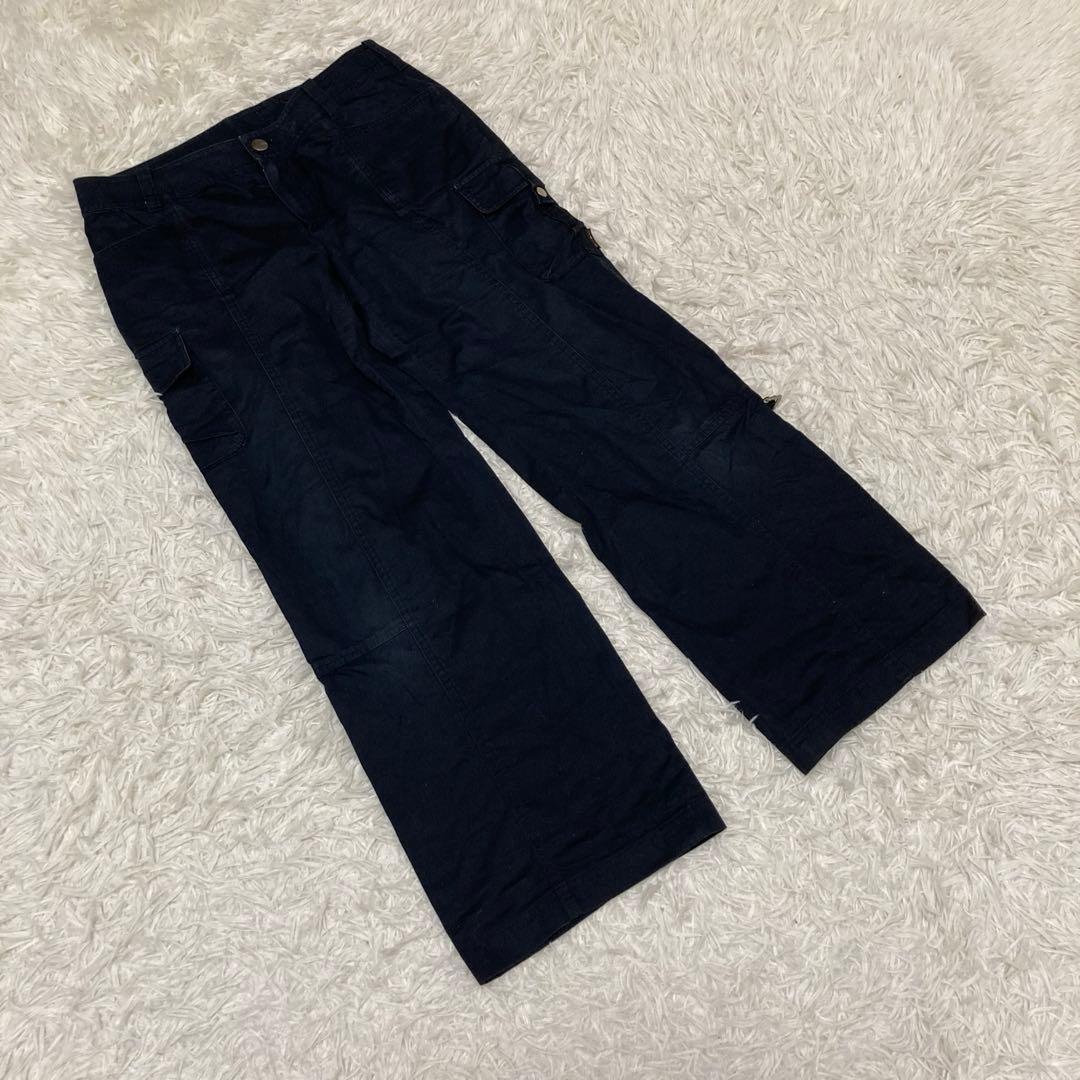 DAKS ダックス　カーゴパンツ　カジュアル　ネイビー　サイズ38
