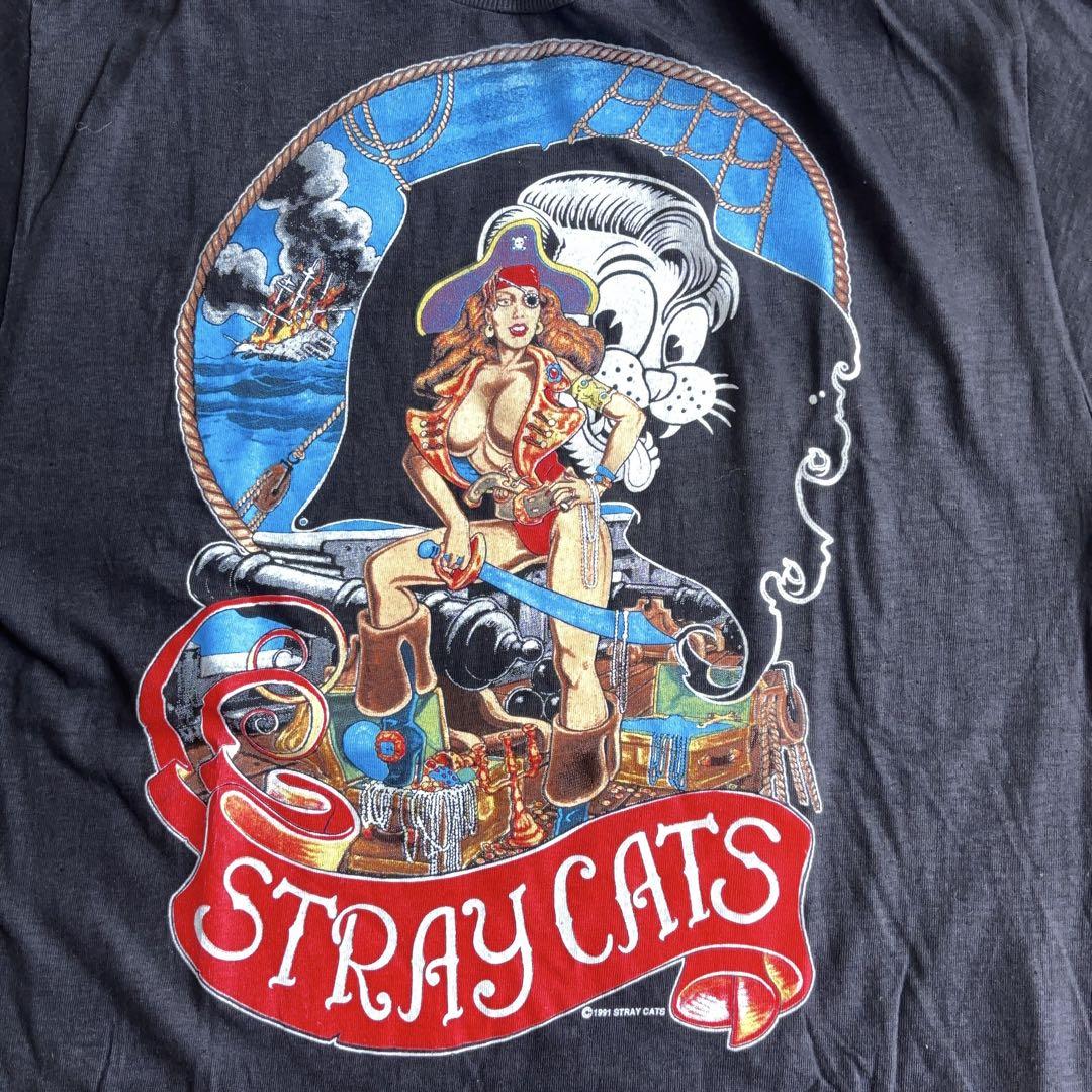 the wildhearts 1998 japan tour Tシャツ 90s STRAY CATS Japan Tour T-Shirt ©️1991 - メルカリ