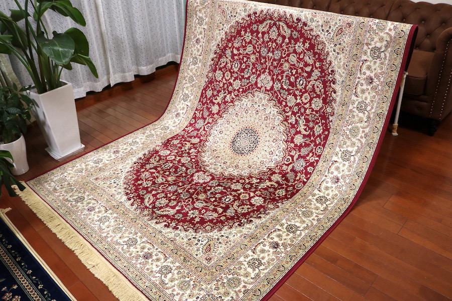 ペルシャ柄絨毯 160×230 新品未使用 大判ラグ カーペット75万ノット ペルシャ柄絨毯 160×230 新品未使用 大判ラグ カーペット75万ノット