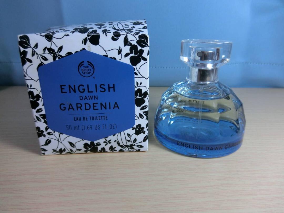 ザ・ボディショップ　イングリッシュドーンガーデニア　オードトワレ　香水　50ml THE BODY SHOP - イングリッシュドーンガーデニア オードトワレ