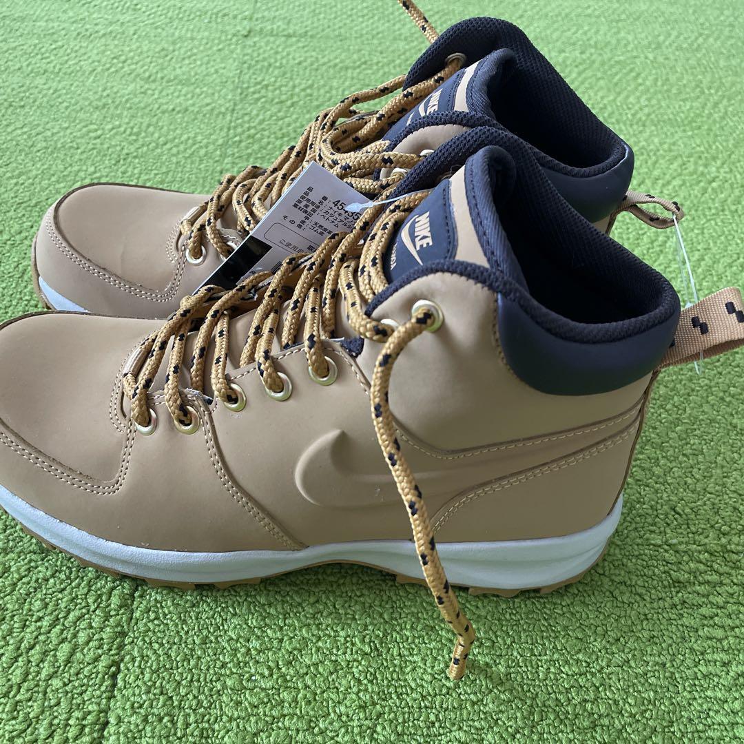 新品　ナイキ　マノア　レザー　25.5