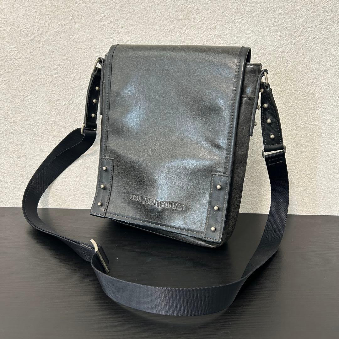 jean paul gaultier ゴルチエ スタッズ ショルダーバッグJeanPaul GAULTIER