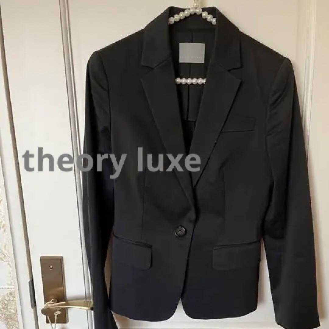 Theory セオリー ジャケット 黒系 38(M位) 0138225Y0289 theory luxe セオリーリュクス 38 美品 ブラック ジャケット 黒