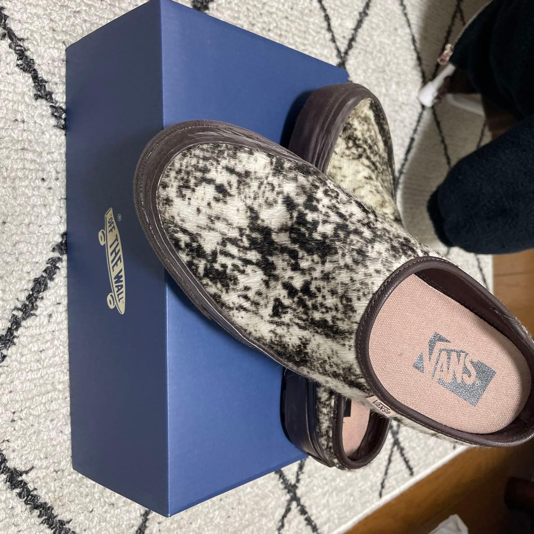 VANS スリッポン ブラック ホワイト26cm・VANS