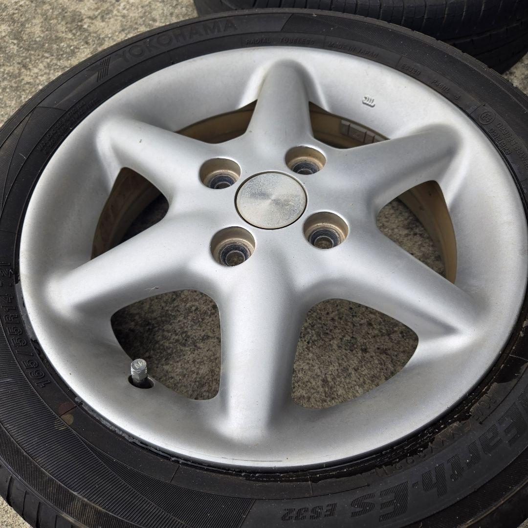 スズキ ラパンSS純正ホイール,4穴,14インチ,4.5j,165/55R14