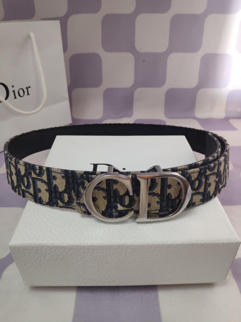 クリスチャンディオール ベルト CD銀色バックル　100cm Dior 2305202725.jpg?1719553643