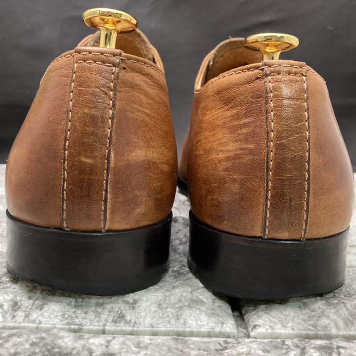 人気限定品 PADRONE パドローネ 42 ストレートチップ ラウンドトゥ ブラウン 革靴 4Uqie-m95620899008 得価高品質