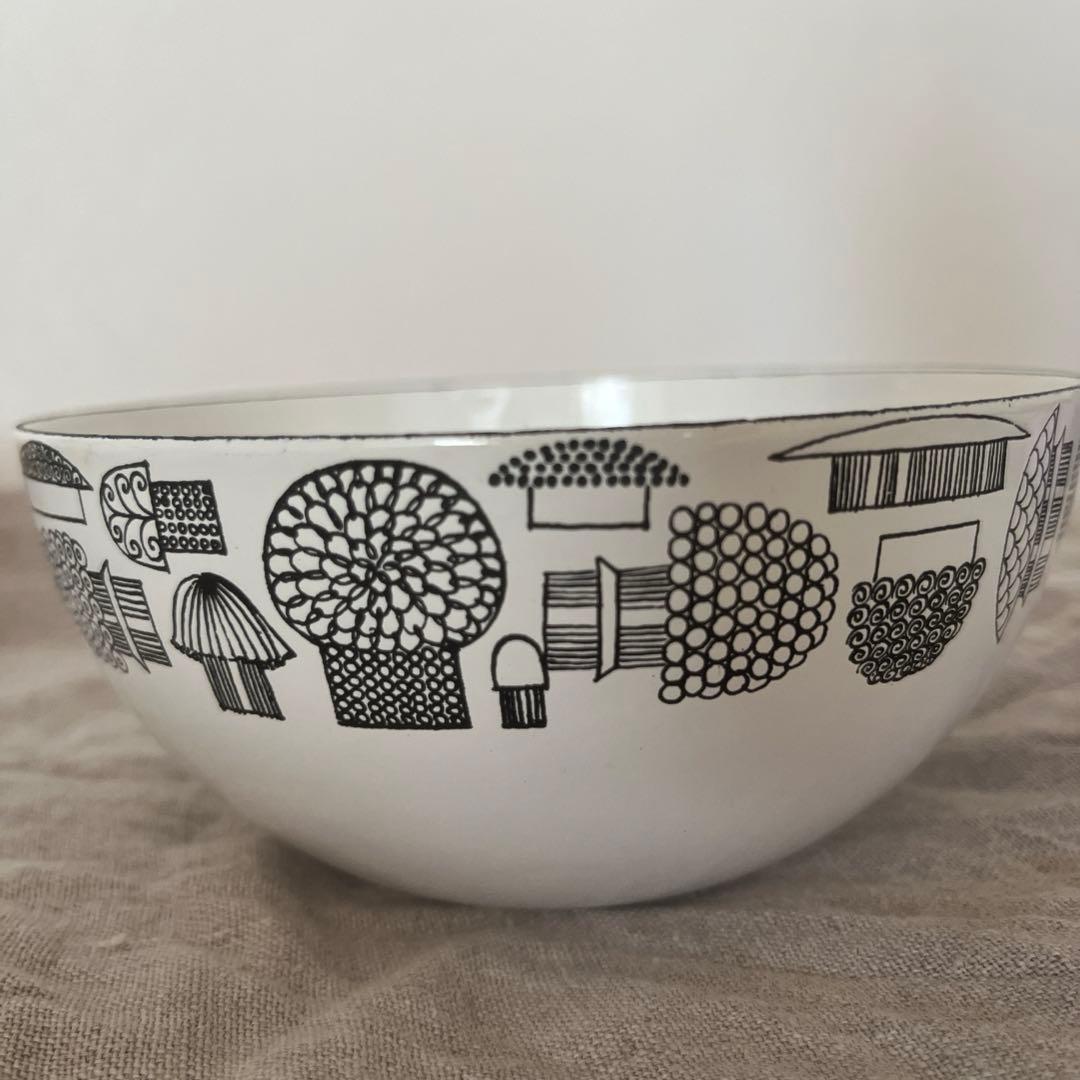 アラビア フィネル マッシュルーム きのこ ホーローボウル