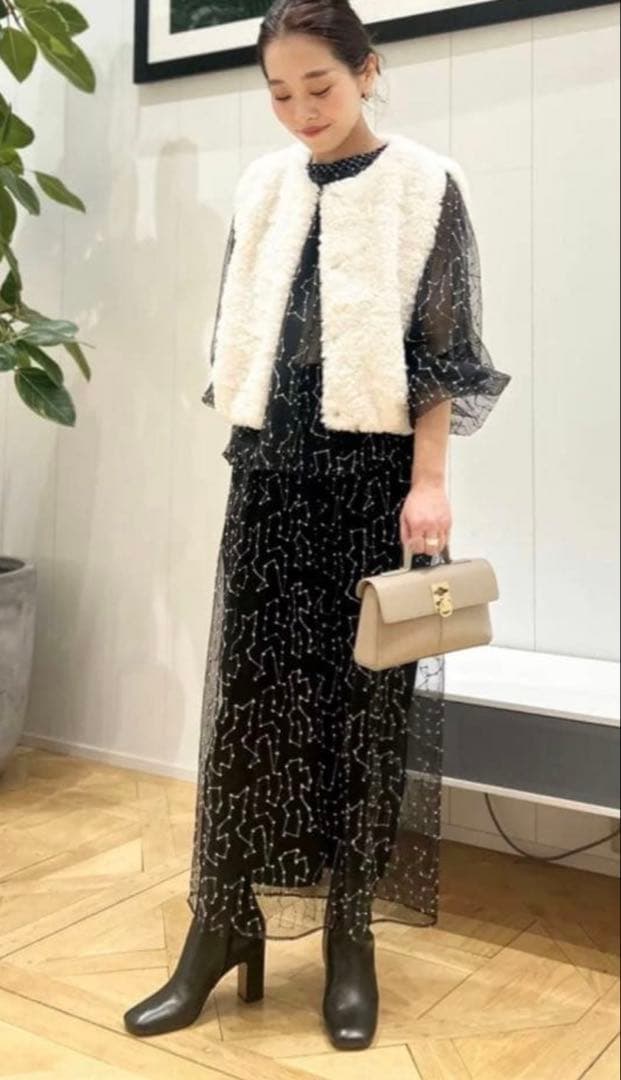 Ballsey ランダムファー ショートベスト TOMORROWLAND Ballsey ランダムファー ショートベスト TOMORROWLAND