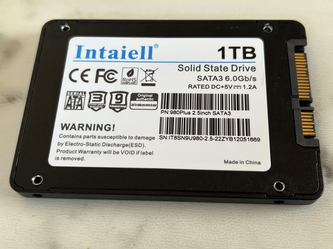Intailell 980Plus 1TB SATA3 SSD 2.5インチ