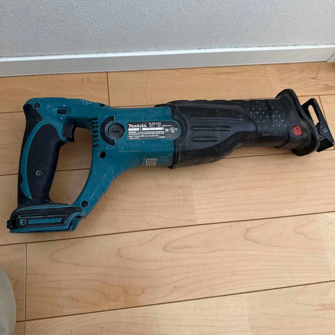 Makita 充電式レシプロソー BJR182 本体のみ傷や汚れあり HRDEVELOPMENT_JP