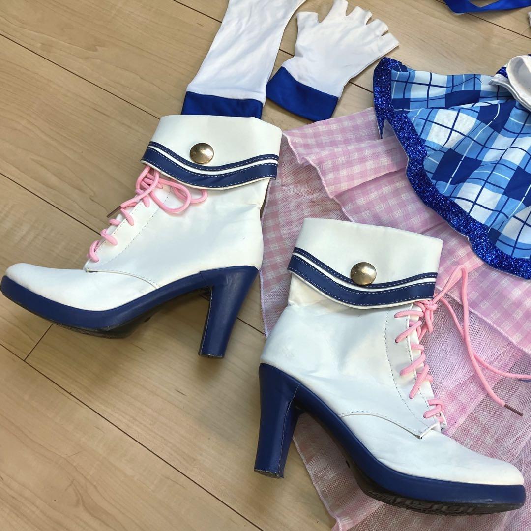 ブーツ付 渡辺曜 スクールユニティコスプレ衣装 ラブライブサンシャイン ブーツ付 渡辺曜 スクールユニティコスプレ衣装 ラブライブ