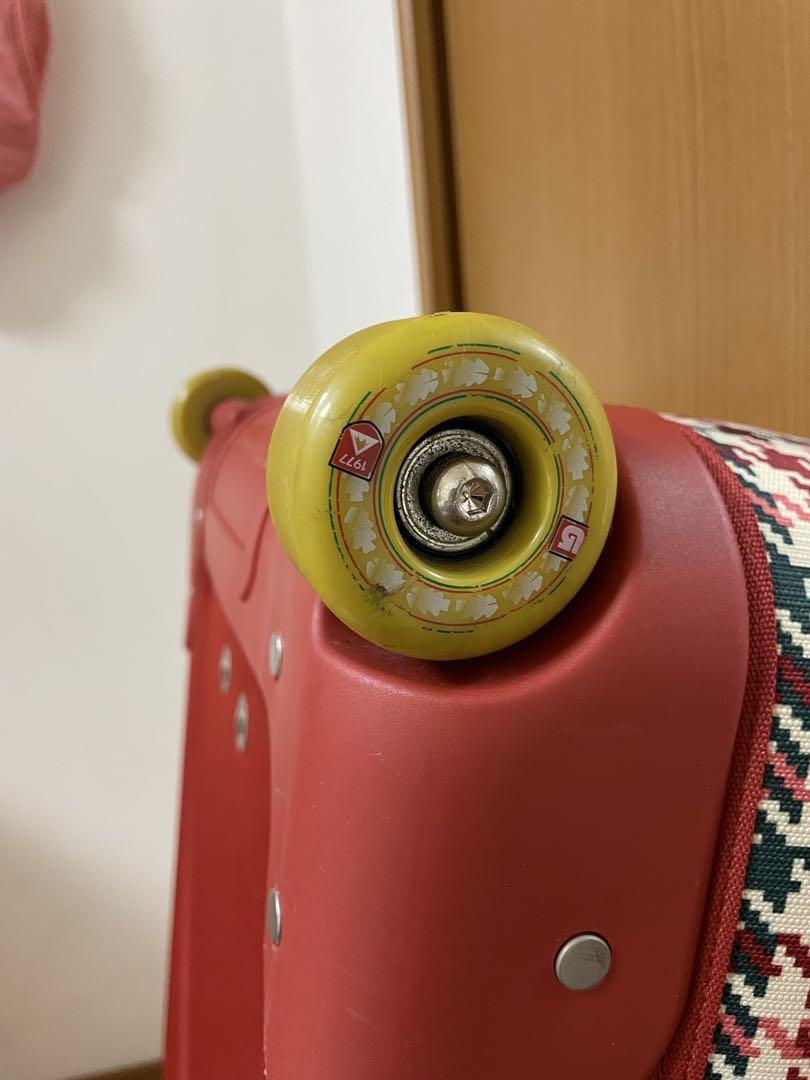 BURTON チェック柄キャリーカート 大容量
