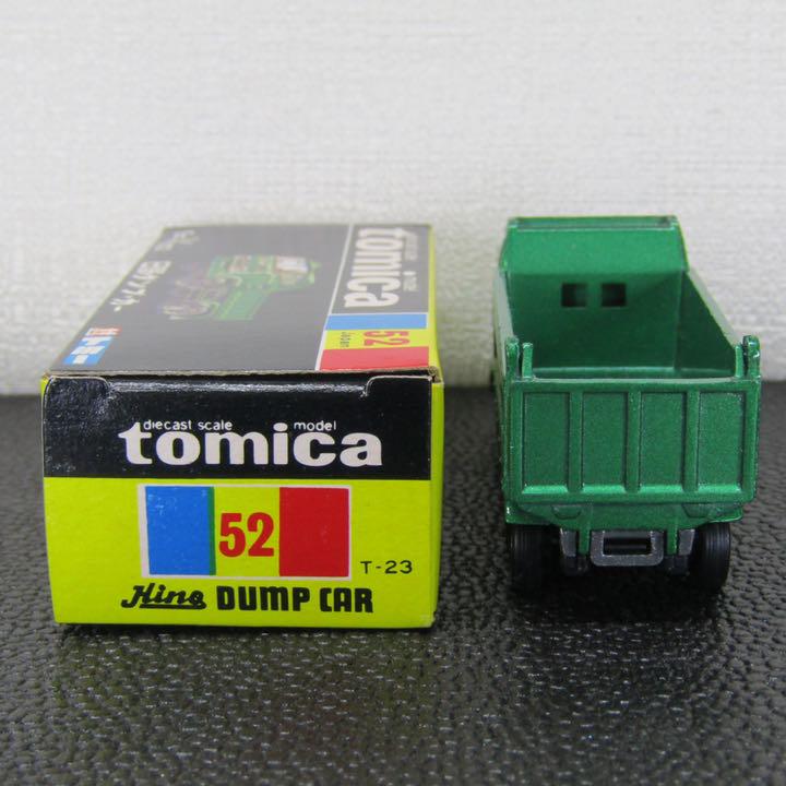 【52-1-④】 トミカ 日野 ダンプ・カー 11B ホイール 黒箱 日本製