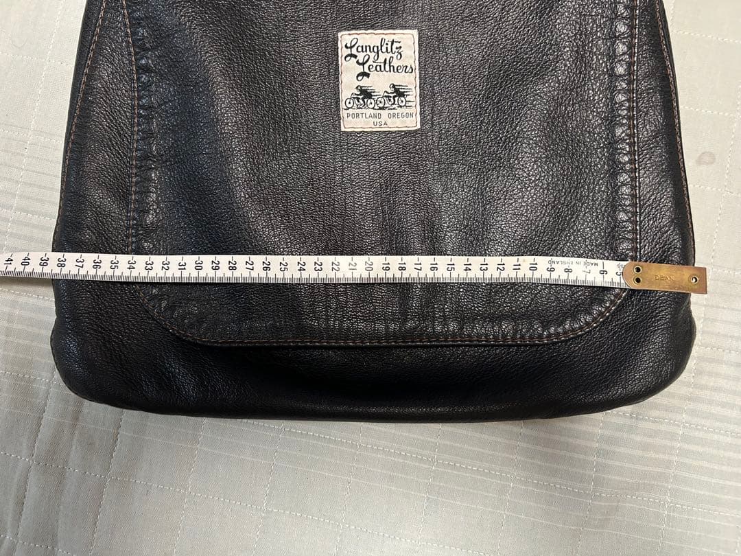 ラングリッツレザー　ポスタルポーチ　ゴート
