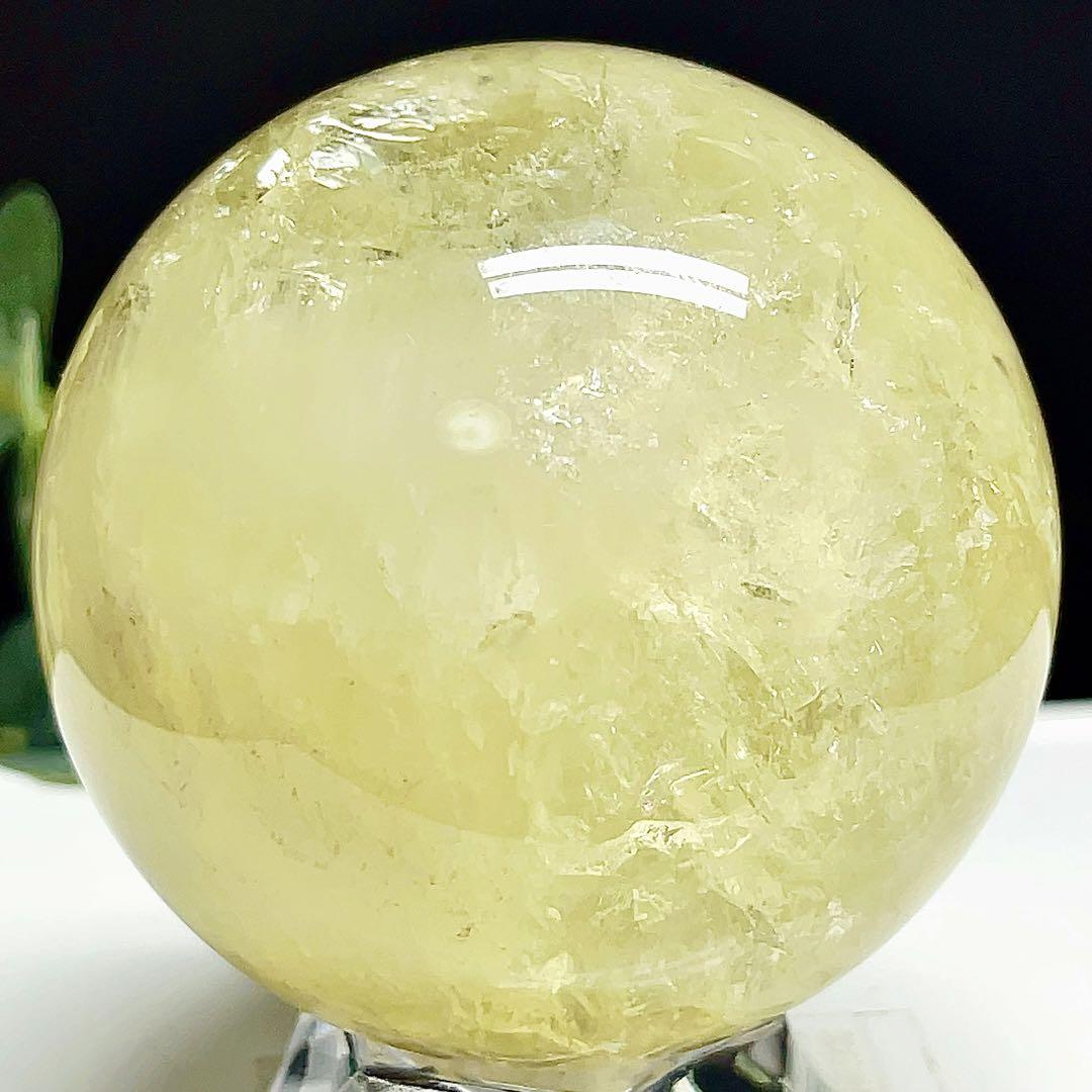 シトリン　丸玉　スフィア　黄水晶　天然石　パワーストーン　【超美品】 3