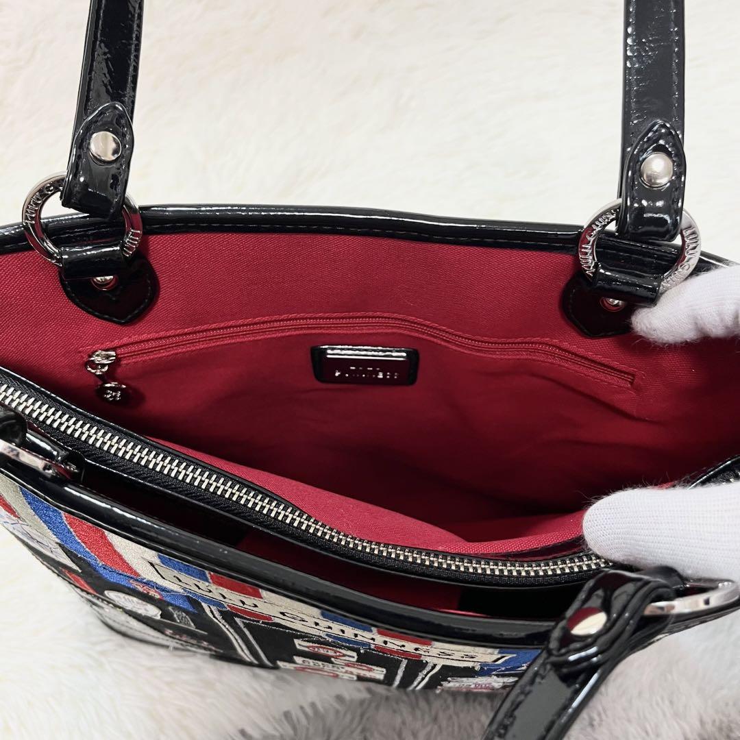 おすすめ人気ランキング2025年 美品✨LULU GUINNESS ルルギネス トートバッグ Shop Front バッグ