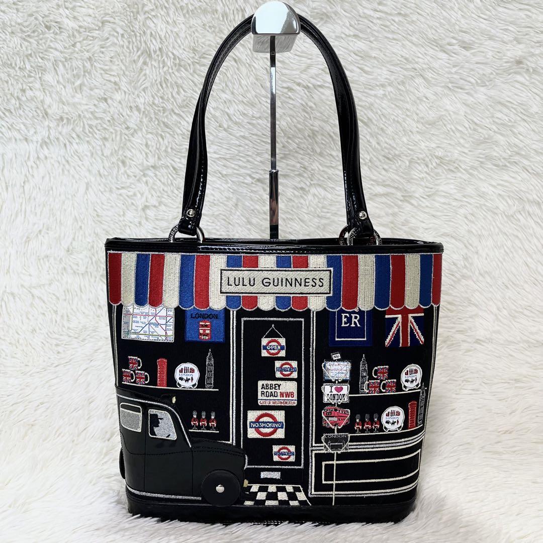 人気特価激安 美品✨LULU GUINNESS ルルギネス トートバッグ Shop Front バッグ