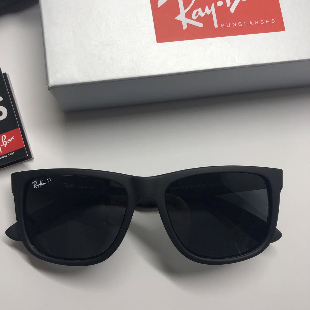 Ray-Ban RB4165 Justin Classic S (54 - 16) with Grey lenses