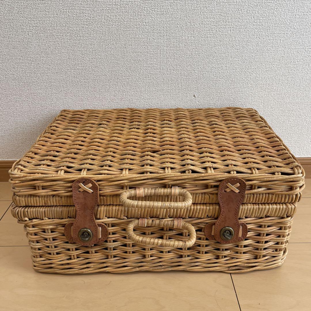 トランク　籠　かご　ラタン　KAGLAB 天然　撮影　写活　ブース　スタジオ