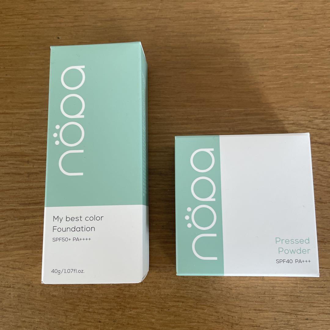 nopa プレスパウダー & My best.color Foundation