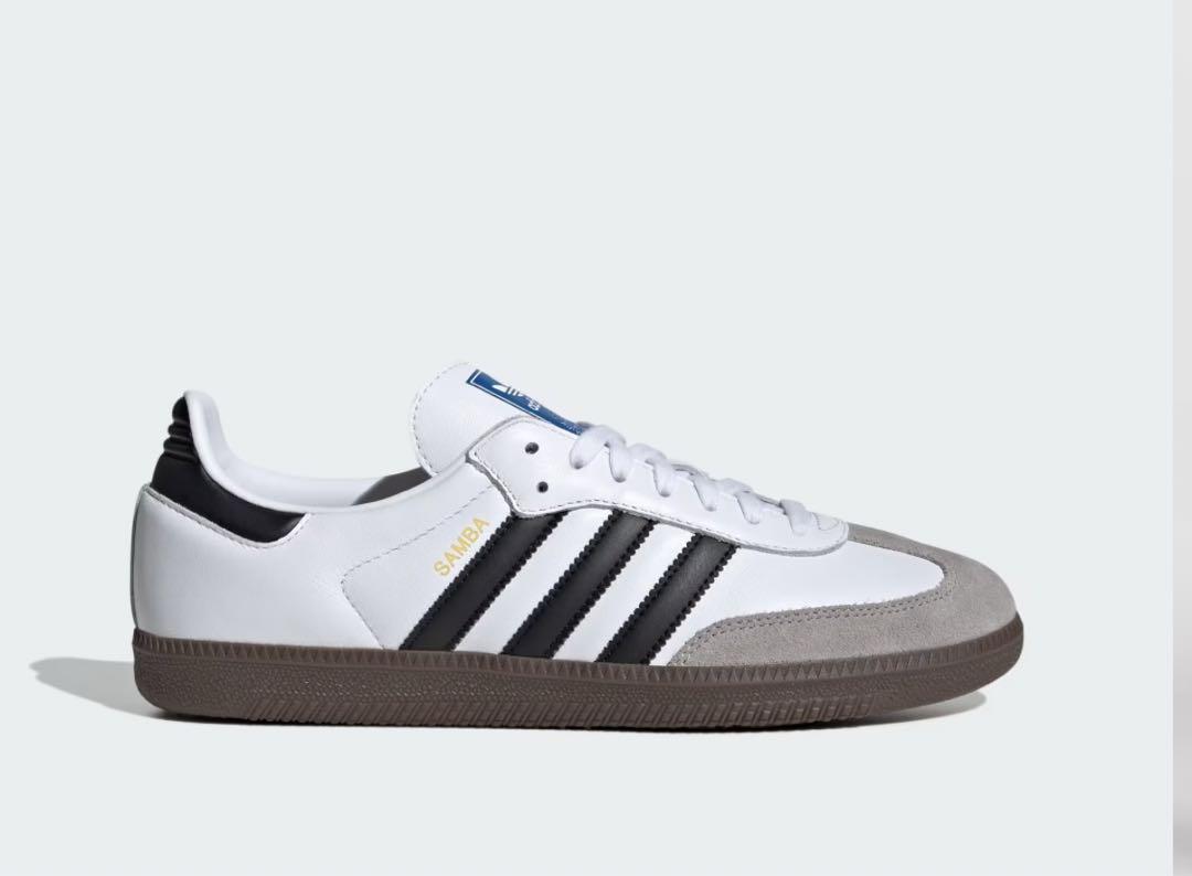 adidas Samba ホワイト/ブラック/グレー
