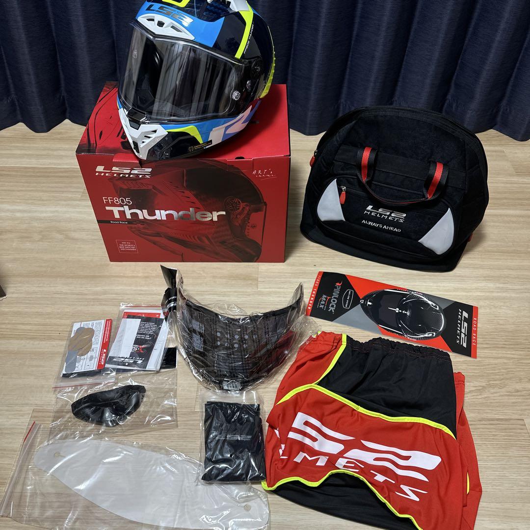 【試着のみ美品】LS2 THUNDER C GP バイク用ヘルメット