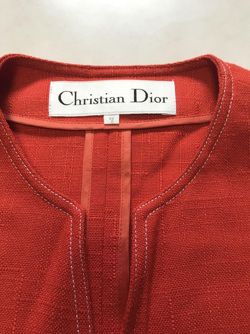 Christian Dior カジュアルジャケット オレンジ 4202224D0035 Christian Dior ジャケット レディース 美品 - メルカリ