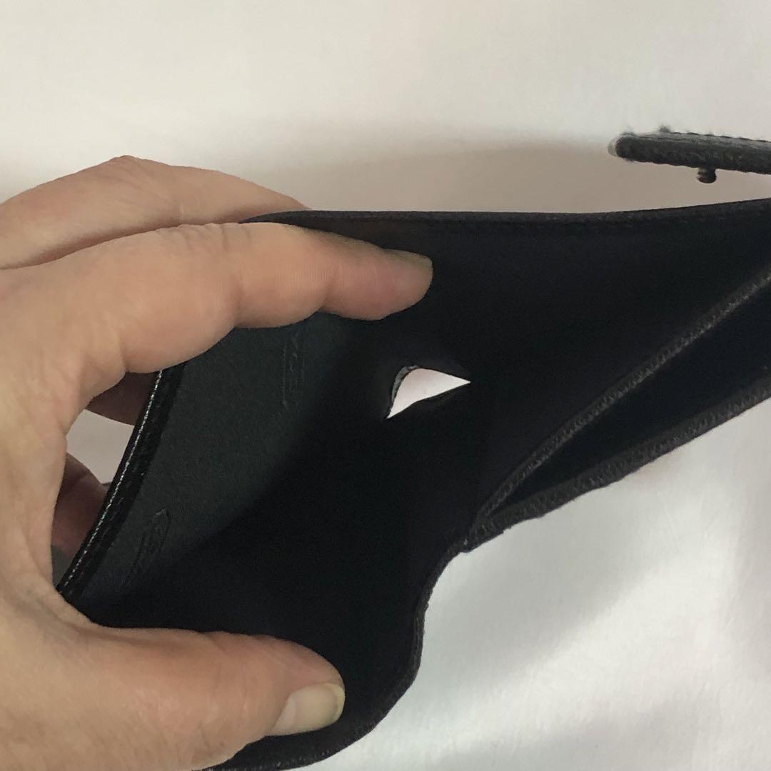 セ—ル【極美品】COACHコ—チ　二つ折り財布　メンズ　黒