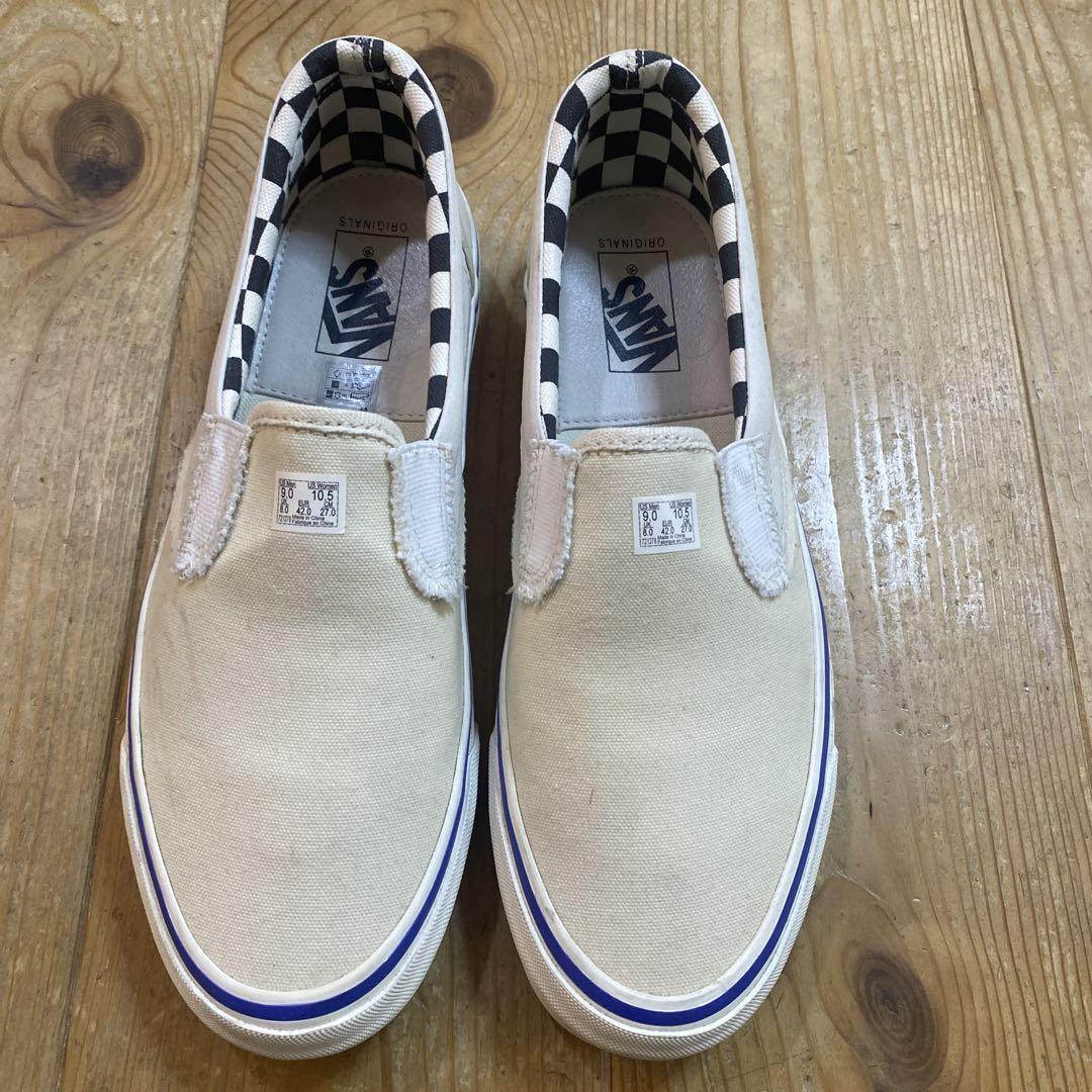VANS スリッポン インサイドアウト　別注　裏バンズ