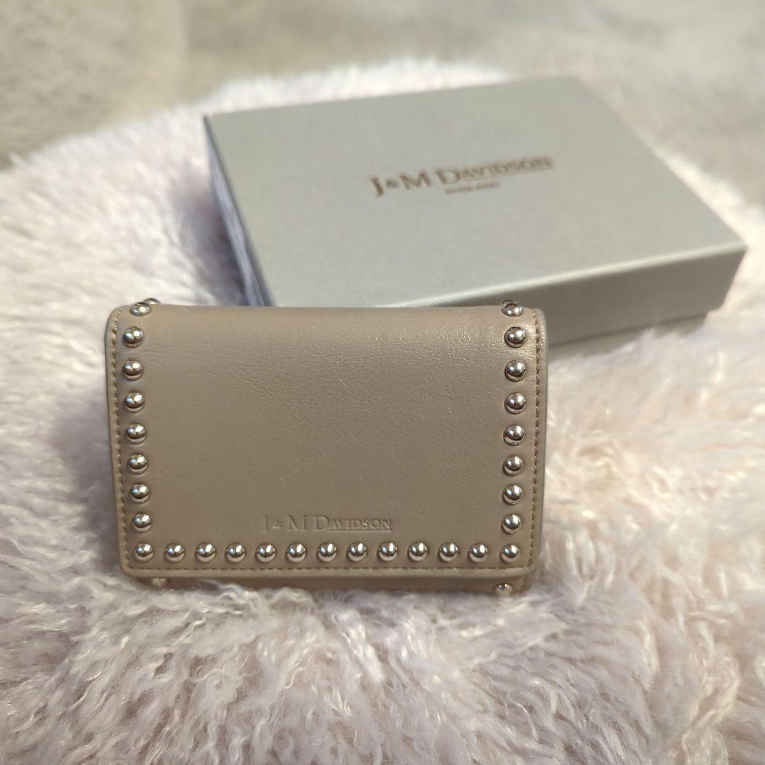 J＆M DAVIDSON  スモールウォレット　スタッズ