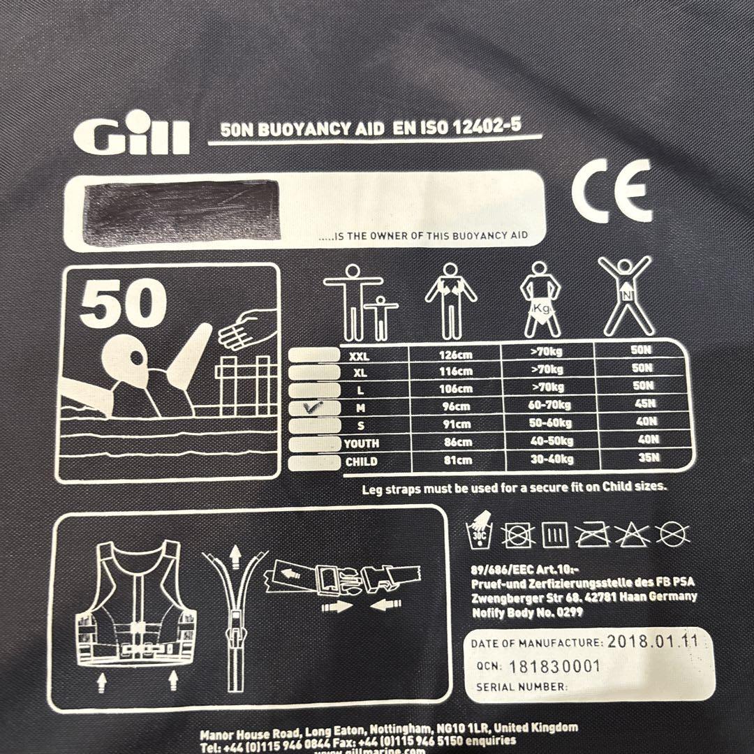 Gill ライフジャケット 50N Lサイズ ウェア