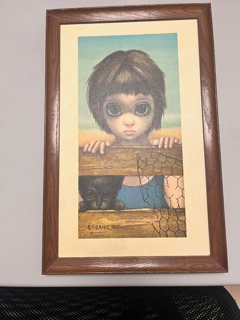 ビッグアイズ　　マーガレットキーン　絵画 レプリカ