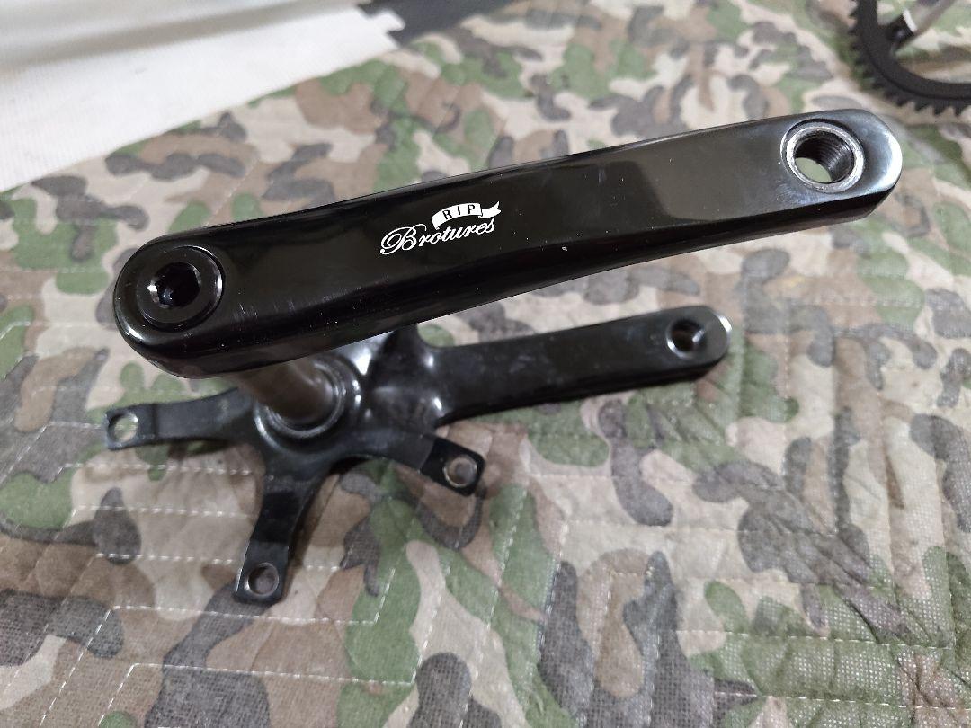 今晩のみBROTURES RIP crank 165mm ピスト ダイレクト