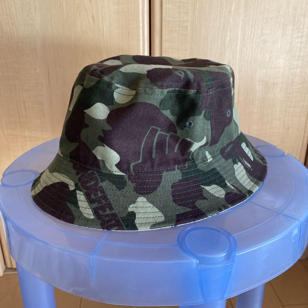 バケットハット　bape×undefeated 迷彩柄 バケットハットbape×undefeated 迷彩柄