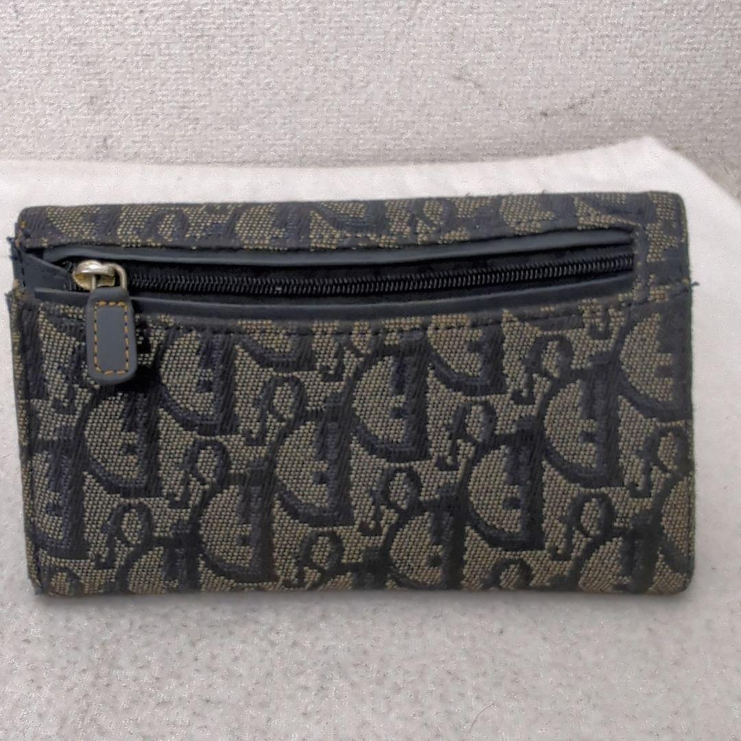 Christian Dior ディオール トロッター 折り 長財布 サドル ロゴ Christian Dior ディオール トロッター 折り 長財布 サドル ロゴ