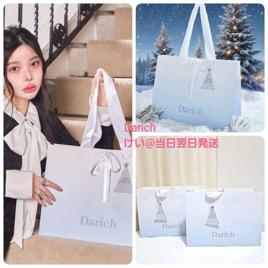 Darich ダーリッチ クリスマス 限定 ショップ袋 ショッパー 2枚 セット